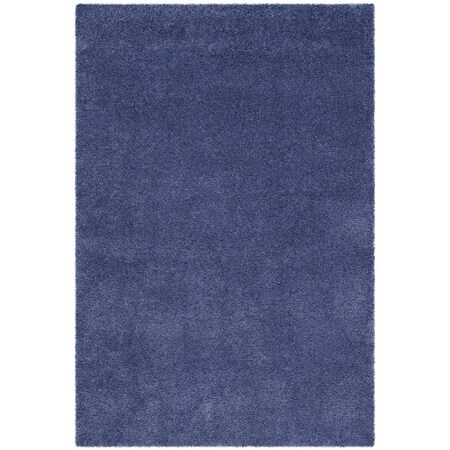 Safavieh Shag Power Loomed Medium Rectangle Area Rug, Periwinkle - 6 ft.-7 in. x 9 ft.-6 in. SG151-7171-7